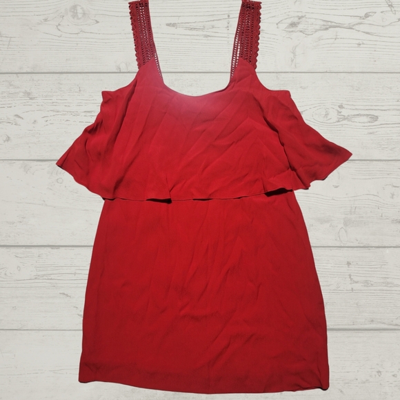 Anthropologie Maeve Tisana Tiered Crochet Dress - Picture 2 of 8